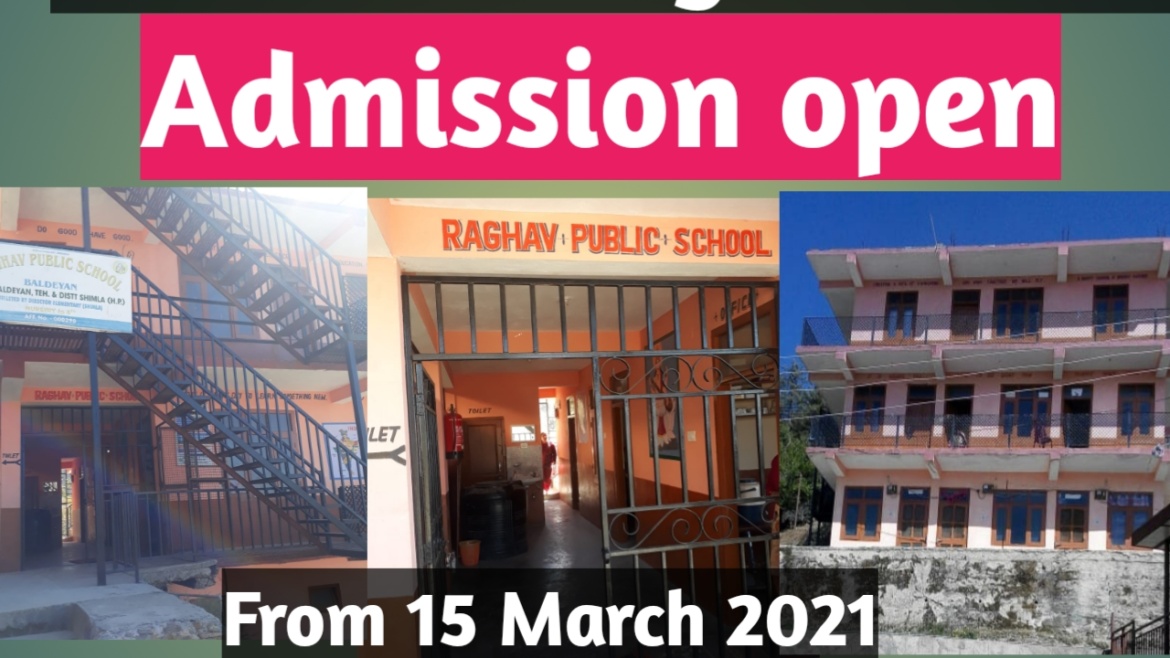 Admission open from 15th March 2021