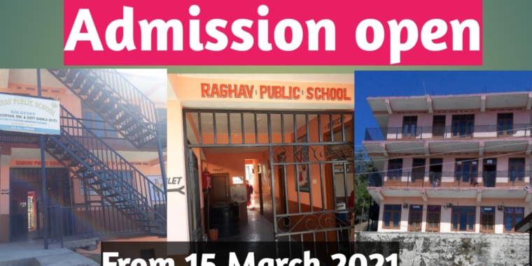 Admission open from 15th March 2021